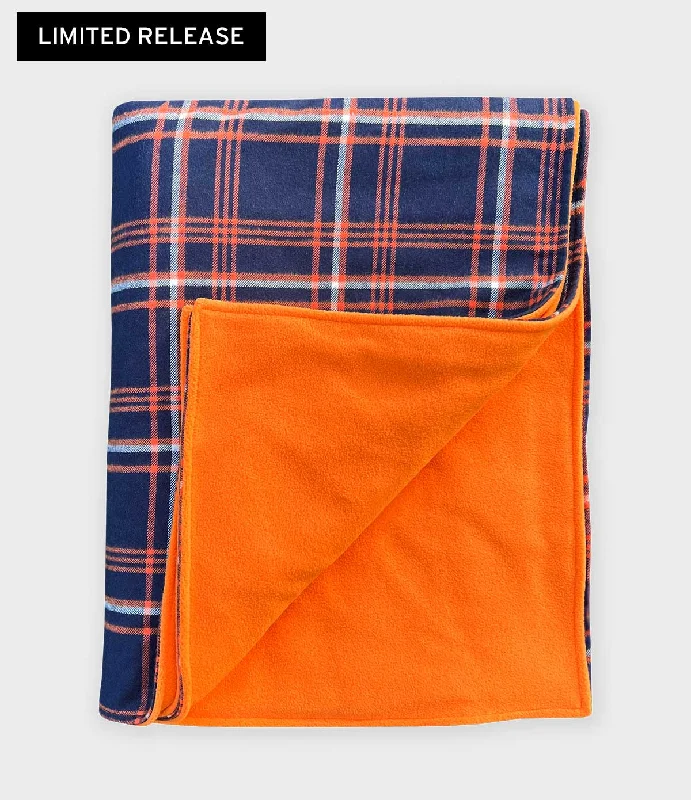 Bamboo fiber blankets with natural antibacterial propertiesStadium Blanket - Skyline/Orange Bamboo fiber blankets with natural antibacterial propertiesStadium Blanket - Skyline/Orange