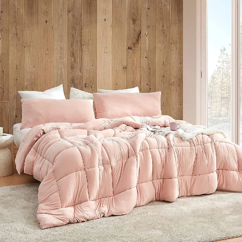 Wool - filled comforters with natural moisture - wicking and temperature - regulating featuresSummertime - Coma Inducer® Oversized Comforter - Vintage Pink Wool - filled comforters with natural moisture - wicking and temperature - regulating featuresSummertime - Coma Inducer® Oversized Comforter - Vintage Pink