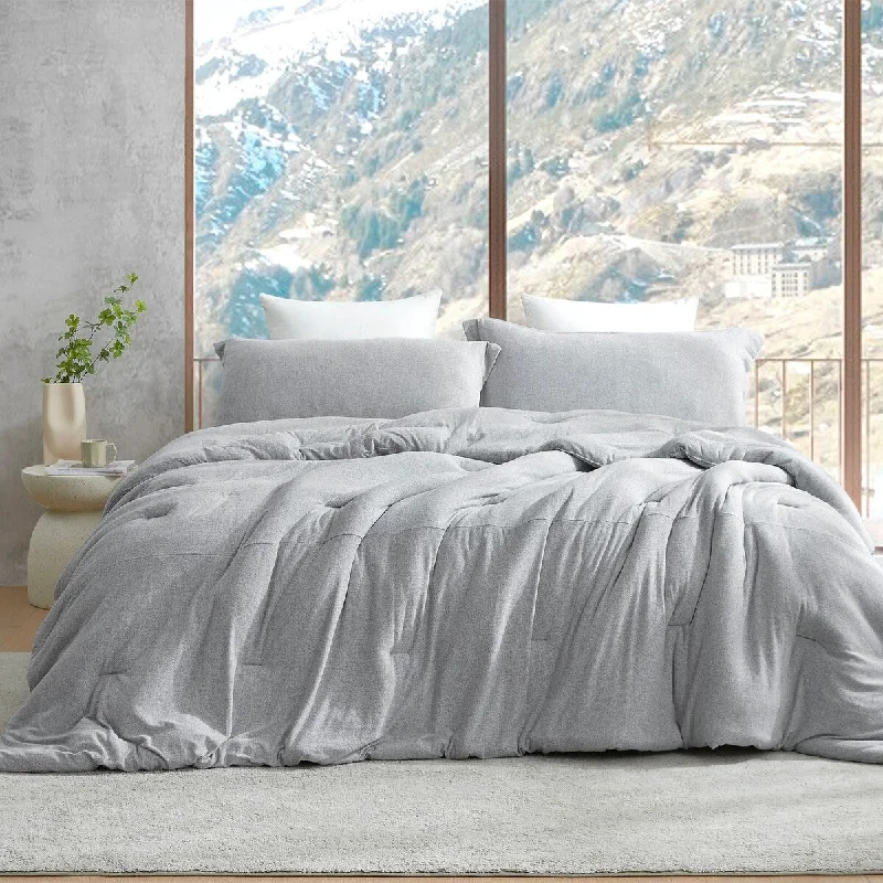 Bamboo - fiber - filled comforters with antibacterial and breathable qualitiesSweater Weather - Coma Inducer® Oversized Comforter Set - Glacier Gray Bamboo - fiber - filled comforters with antibacterial and breathable qualitiesSweater Weather - Coma Inducer® Oversized Comforter Set - Glacier Gray