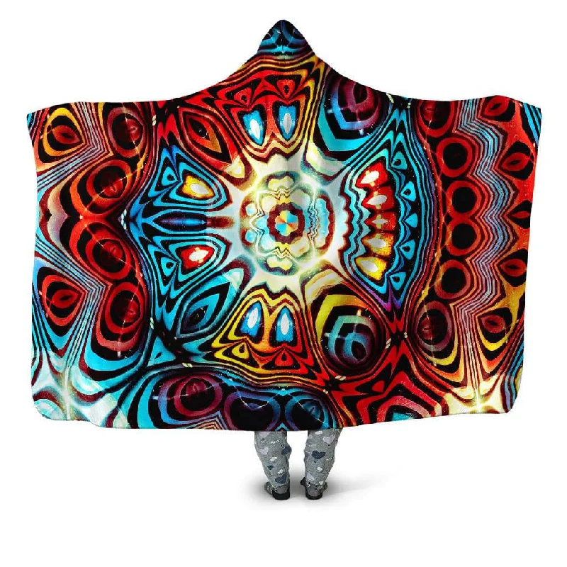 Silk blankets with a smooth and elegant touchSynaptic Hooded Blanket