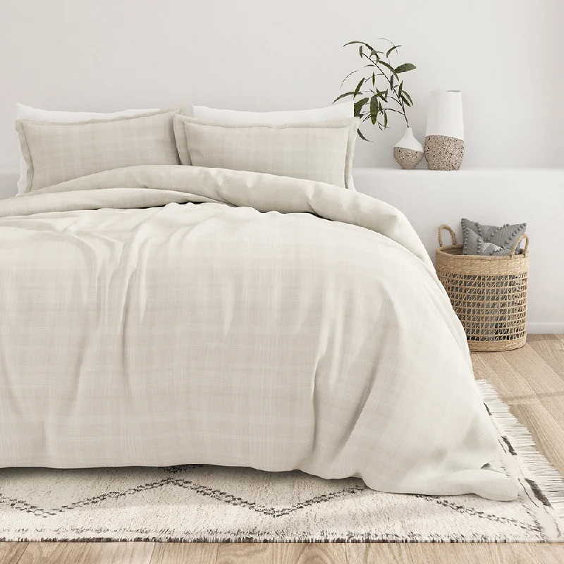 Clearance - priced duvet covers for a great deal on last - season modelsBed duvet covers to enhance the comfort and aesthetics of the bedroomThatch Pattern 3-Piece Duvet Cover Set Clearance - priced duvet covers for a great deal on last - season modelsBed duvet covers to enhance the comfort and aesthetics of the bedroomThatch Pattern 3-Piece Duvet Cover Set