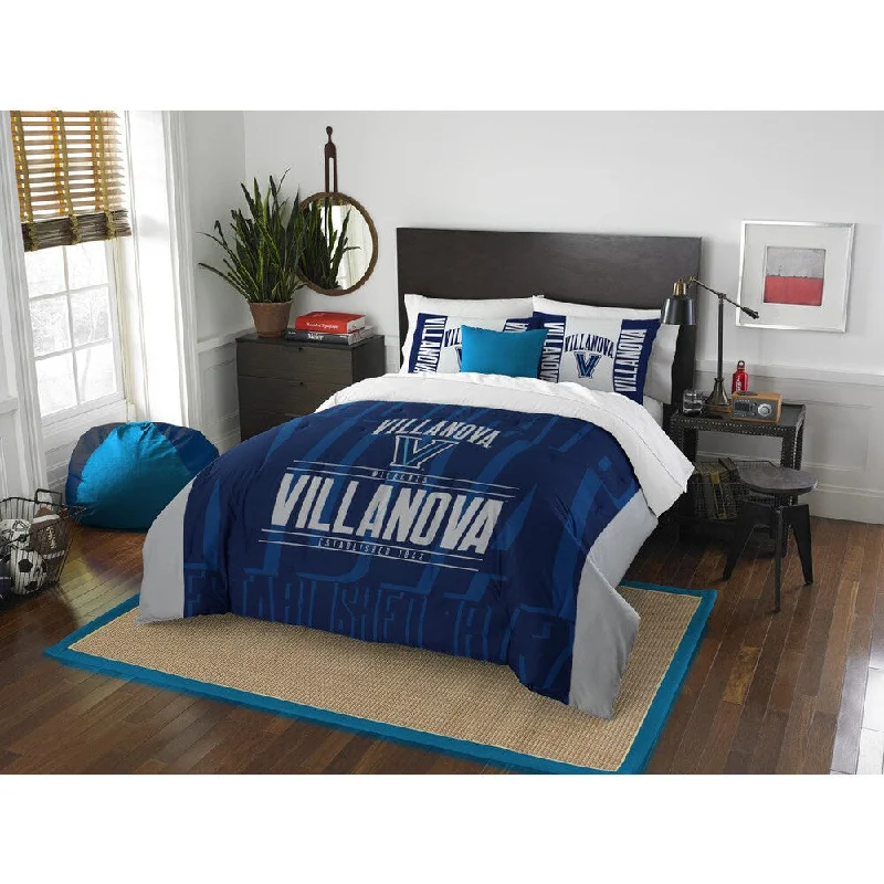 Microfiber - filled comforters that are lightweight and easy to care forThe Northwest Company COL 849 Villanova Blue/Grey Polyester Modern Take Full/Queen 3-piece Comforter Set Microfiber - filled comforters that are lightweight and easy to care forThe Northwest Company COL 849 Villanova Blue/Grey Polyester Modern Take Full/Queen 3-piece Comforter Set