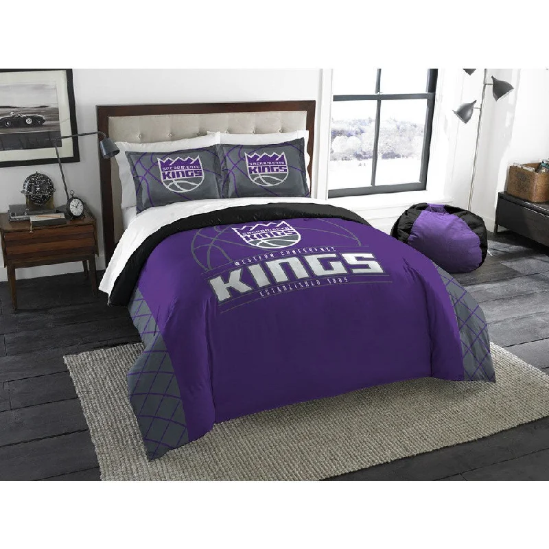 King - size comforters to fit large king - sized beds perfectlyThe Northwest Company NBA 849 Sac Kings RevKingse Slam Full/Queen 3-piece Comforter Set King - size comforters to fit large king - sized beds perfectlyThe Northwest Company NBA 849 Sac Kings RevKingse Slam Full/Queen 3-piece Comforter Set