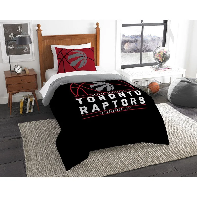 Goose down comforters known for their superior quality and insulationThe Northwest Company NBA Toronto Raptors Reverse Slam Twin 2-piece Comforter Set Goose down comforters known for their superior quality and insulationThe Northwest Company NBA Toronto Raptors Reverse Slam Twin 2-piece Comforter Set