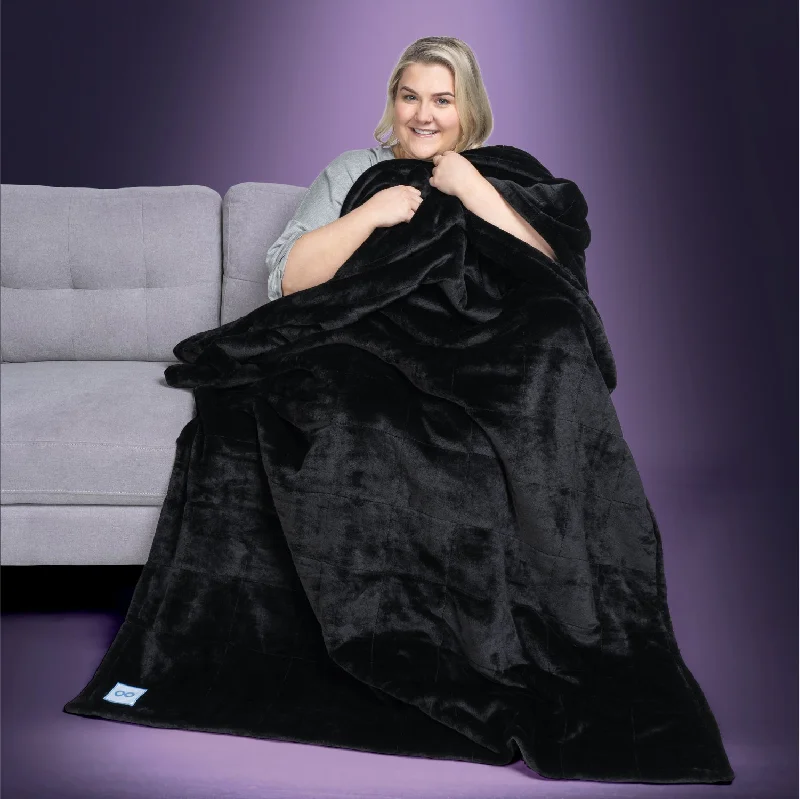 King - size blankets to cover large beds comfortablyBlack