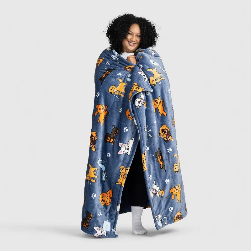 Alpaca wool blankets for a hypoallergenic and warm optionDog Print