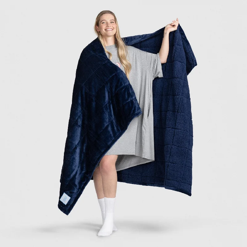 Microfiber blankets that are durable and easy to care forNavy