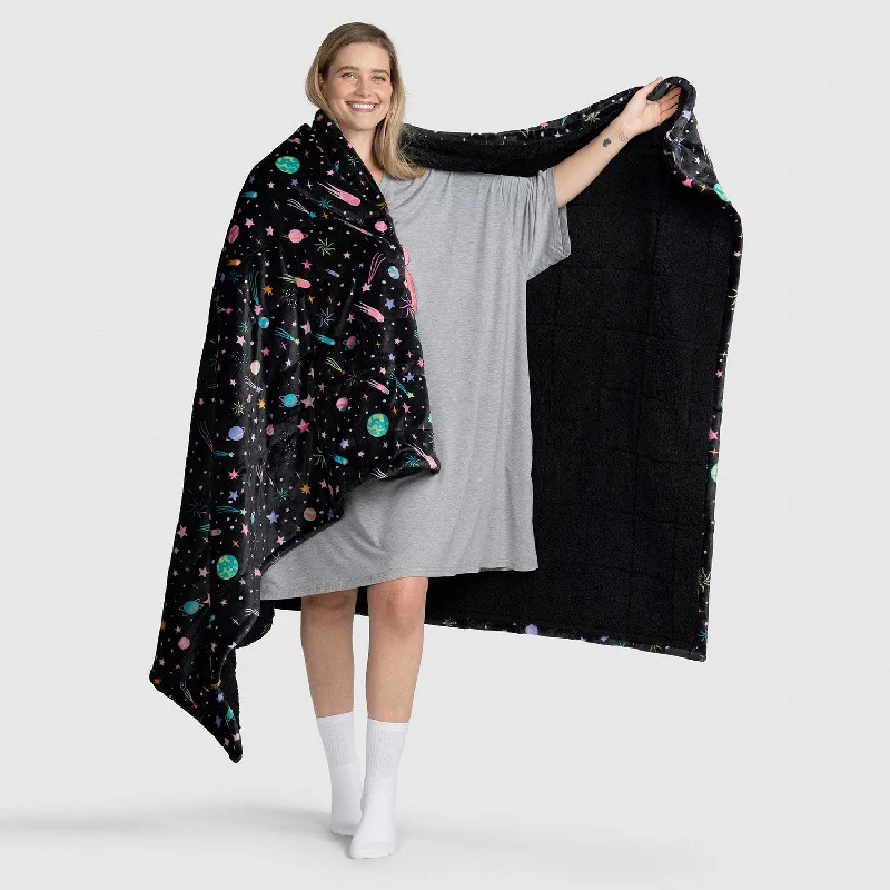 Microfiber blankets that are durable and easy to care forSpace Black