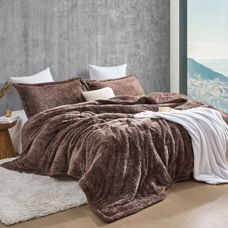 Wool - filled comforters with natural moisture - wicking and temperature - regulating featuresThe Original Plush - Coma Inducer® Oversized Comforter - Pine Bark Wool - filled comforters with natural moisture - wicking and temperature - regulating featuresThe Original Plush - Coma Inducer® Oversized Comforter - Pine Bark