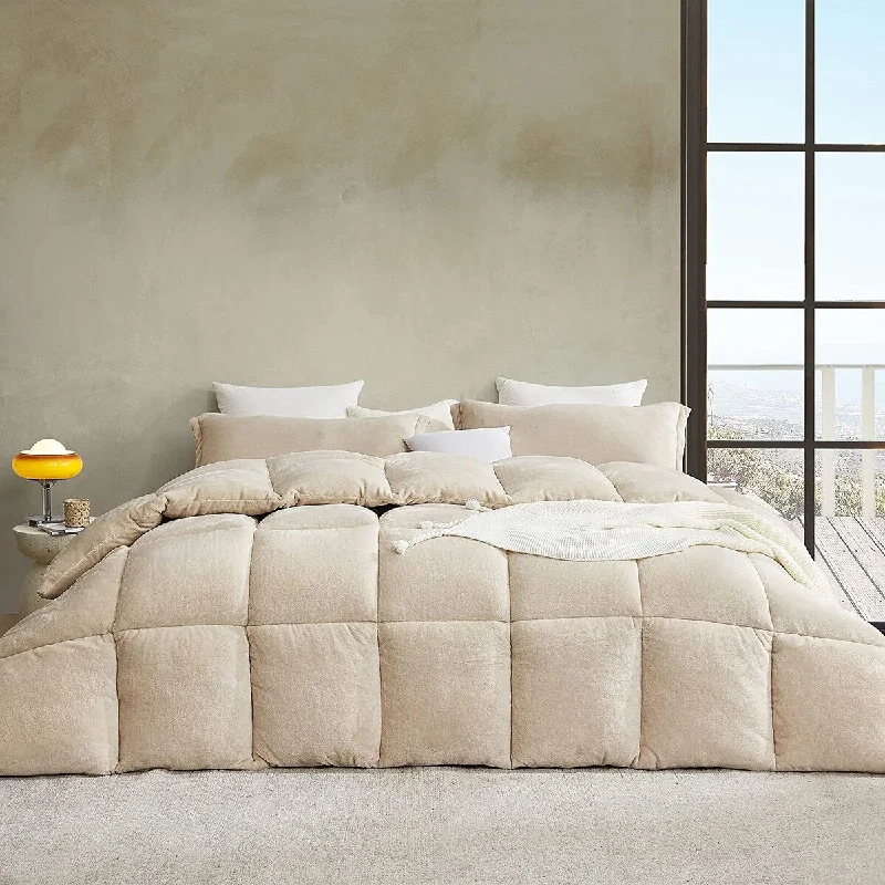 Cotton - filled comforters for a breathable and natural sleep experienceThicker Than Thick - Coma Inducer® Oversized Comforter Set - Down Alternative Ultra Plush Filling - Birch Cotton - filled comforters for a breathable and natural sleep experienceThicker Than Thick - Coma Inducer® Oversized Comforter Set - Down Alternative Ultra Plush Filling - Birch