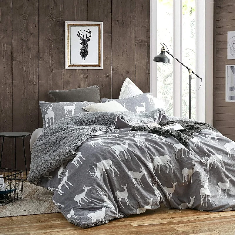 Cotton - filled comforters for a breathable and natural sleep experienceToasty Cabin - Coma Inducer® Oversized Comforter Set - Dusky Gray Cotton - filled comforters for a breathable and natural sleep experienceToasty Cabin - Coma Inducer® Oversized Comforter Set - Dusky Gray