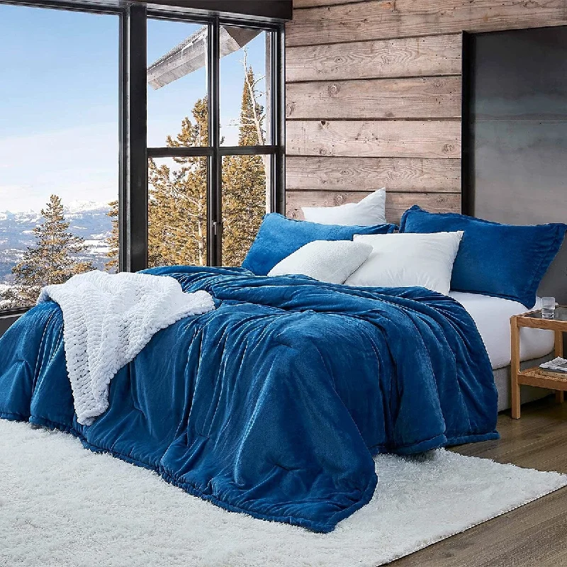 Down - filled comforters for supreme warmth and lightnessTouchy Feely - Coma Inducer® Oversized Comforter Set - Cuddly Blue Down - filled comforters for supreme warmth and lightnessTouchy Feely - Coma Inducer® Oversized Comforter Set - Cuddly Blue