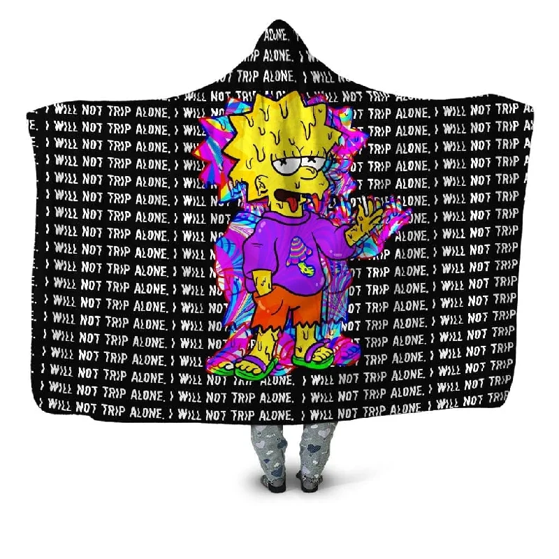 Rayon from bamboo blankets for a silky and breathable feelTripping with Her Hooded Blanket Rayon from bamboo blankets for a silky and breathable feelTripping with Her Hooded Blanket