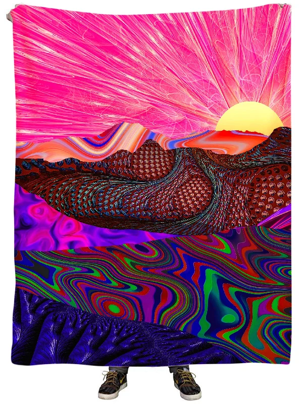 Wool blankets with natural warmth and insulationTrippy Trek Plush Blanket
