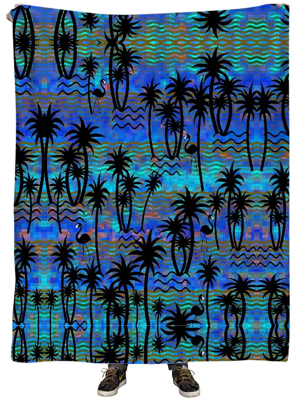 Chenille blankets with a thick and fuzzy textureTropical Dreams Plush Blanket