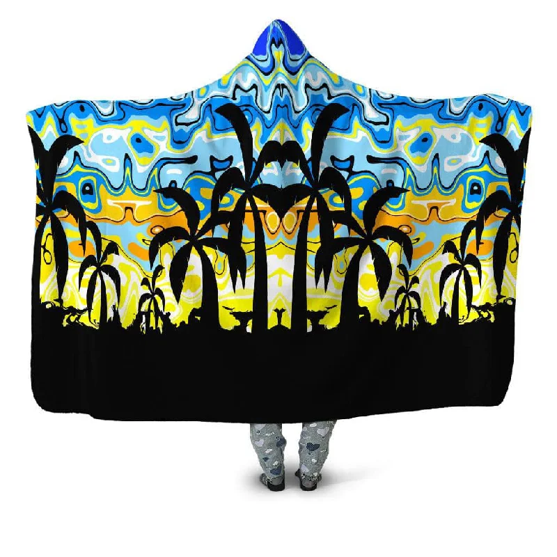 Acrylic blankets for a soft and affordable alternativeTropical Night Hooded Blanket