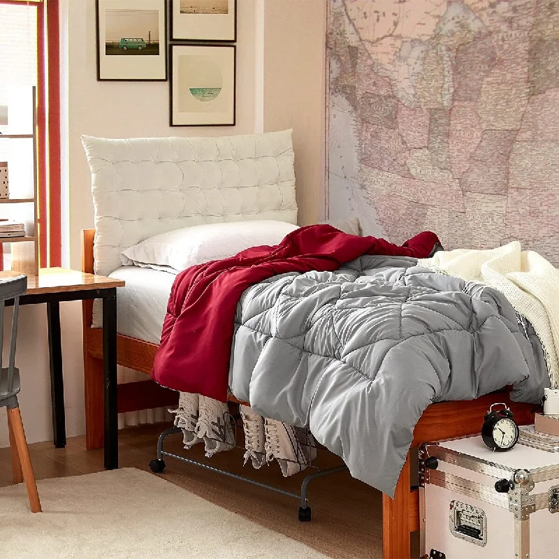 King - size comforters to fit large king - sized beds perfectlyUltimate Gray/Scooter Red Reversible Twin XL Comforter King - size comforters to fit large king - sized beds perfectlyUltimate Gray/Scooter Red Reversible Twin XL Comforter