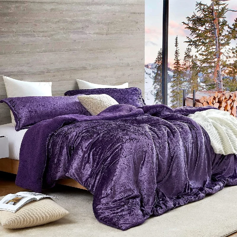Duck down comforters with a softer feel and good warmth retentionVelvet Crush - Coma Inducer® Oversized Comforter Set - Purple Reign Duck down comforters with a softer feel and good warmth retentionVelvet Crush - Coma Inducer® Oversized Comforter Set - Purple Reign