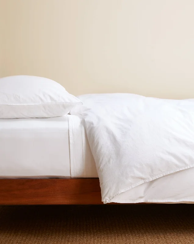 California king - size duvet covers for the extra - long and wide California king bedsWhite Chambray Duvet Cover California king - size duvet covers for the extra - long and wide California king bedsWhite Chambray Duvet Cover