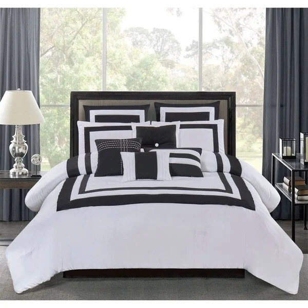 Wool - filled comforters with natural moisture - wicking and temperature - regulating featuresWonder Home Ohara 10PC Hotel Inspired Comforter Set Wool - filled comforters with natural moisture - wicking and temperature - regulating featuresWonder Home Ohara 10PC Hotel Inspired Comforter Set