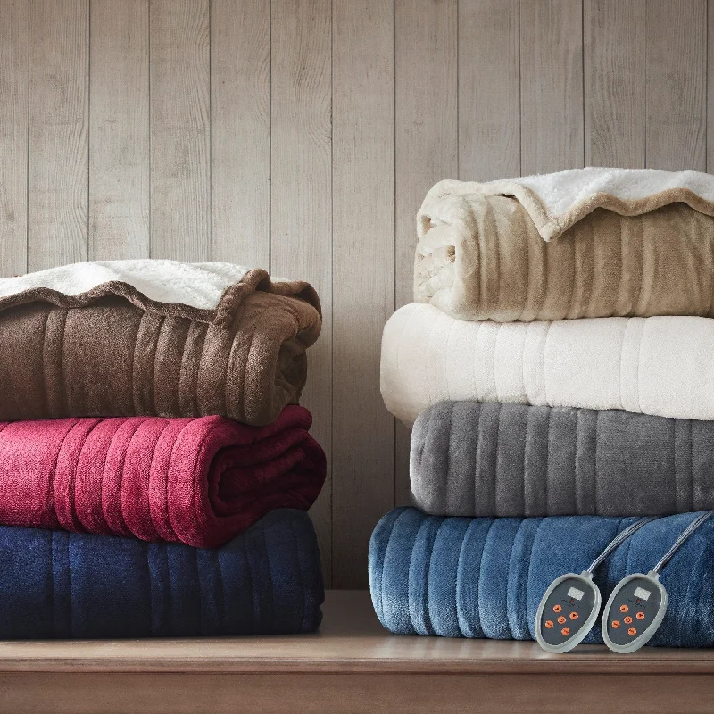 Synthetic fiber blend blankets for a budget - friendly choiceWoolrich Plush to Berber Heated Blanket 7-Color Options Synthetic fiber blend blankets for a budget - friendly choiceWoolrich Plush to Berber Heated Blanket 7-Color Options