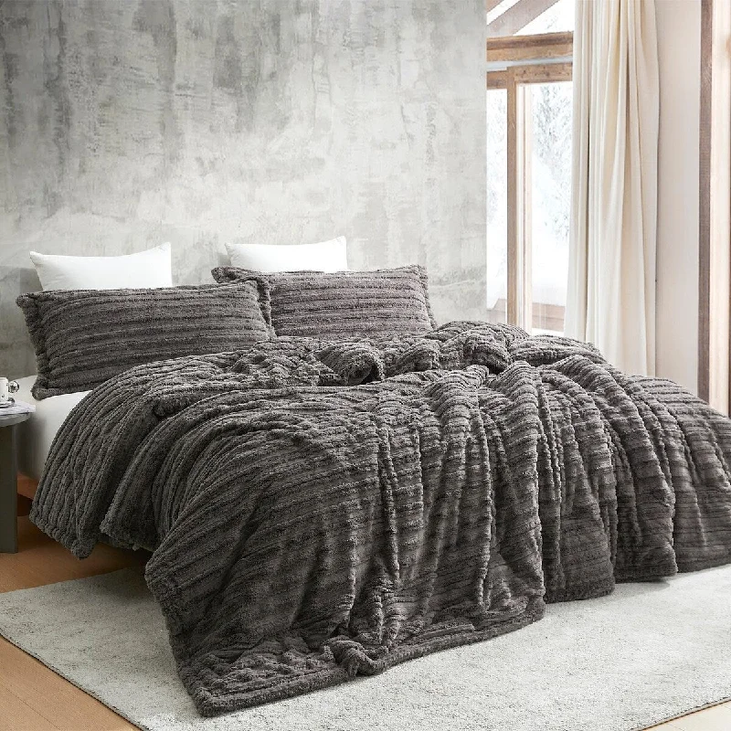 Wool - filled comforters with natural moisture - wicking and temperature - regulating featuresYou're Makin Me Plush - Coma Inducer® Oversized Comforter Set - Petrified Oak Wool - filled comforters with natural moisture - wicking and temperature - regulating featuresYou're Makin Me Plush - Coma Inducer® Oversized Comforter Set - Petrified Oak