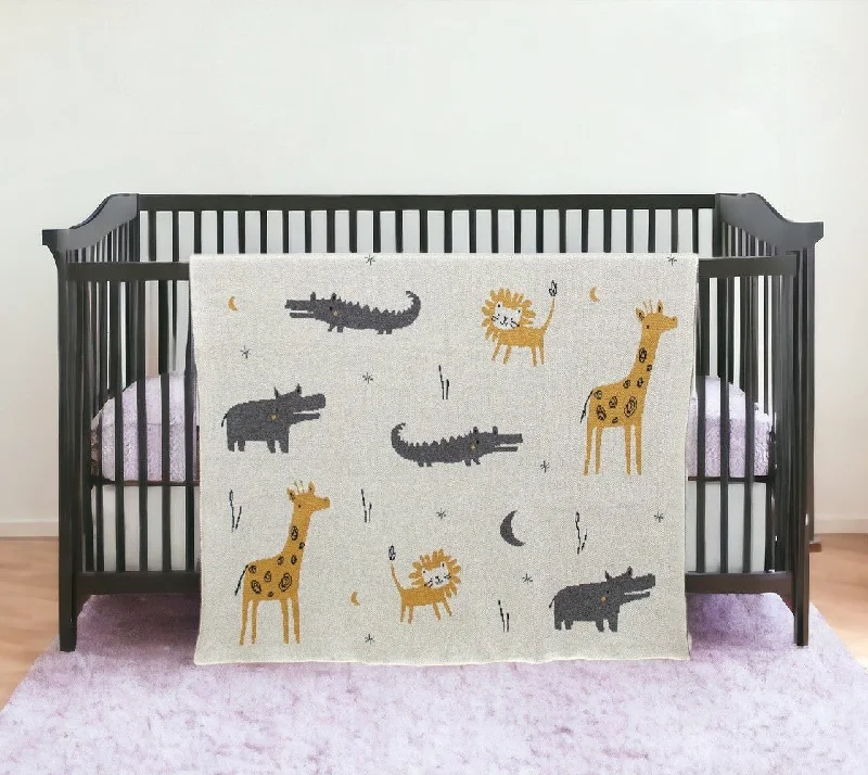 Acrylic blankets for a soft and affordable alternativeZoo Animals Woven Knitted Baby Blanket Acrylic blankets for a soft and affordable alternativeZoo Animals Woven Knitted Baby Blanket