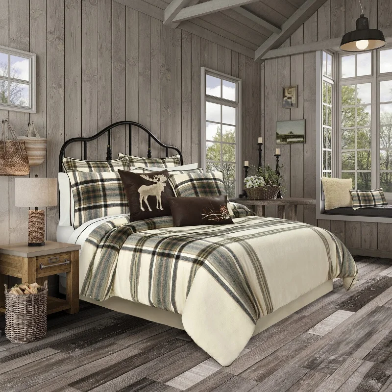 Bamboo - fiber - filled comforters with antibacterial and breathable qualitiesDaniel Plaid Comforter Set Bamboo - fiber - filled comforters with antibacterial and breathable qualitiesDaniel Plaid Comforter Set
